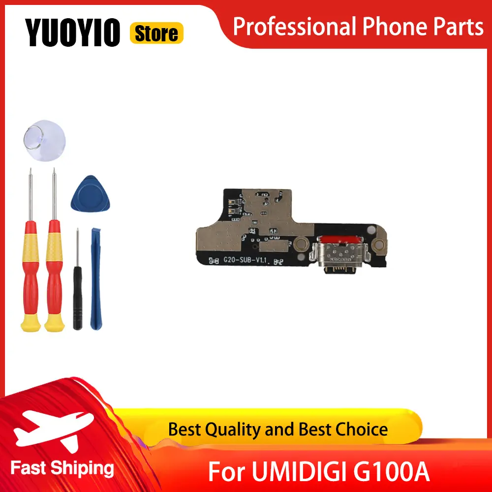 USB Board For UMIDIGI G6 5G G9A G9C G9T G9 5G G100A Flex Cables Charging Module USB Port Perfect Replacement Parts Free Tools