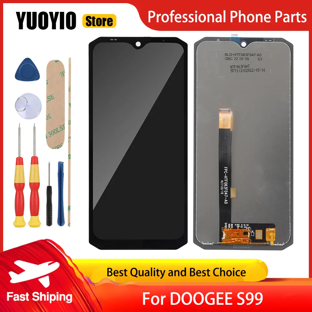 Original DOOGEE S98 S98 Pro LCD Display and Touch Screen DOOGEE S99 Digitizer Assembly Replacement Display lcd +Tools