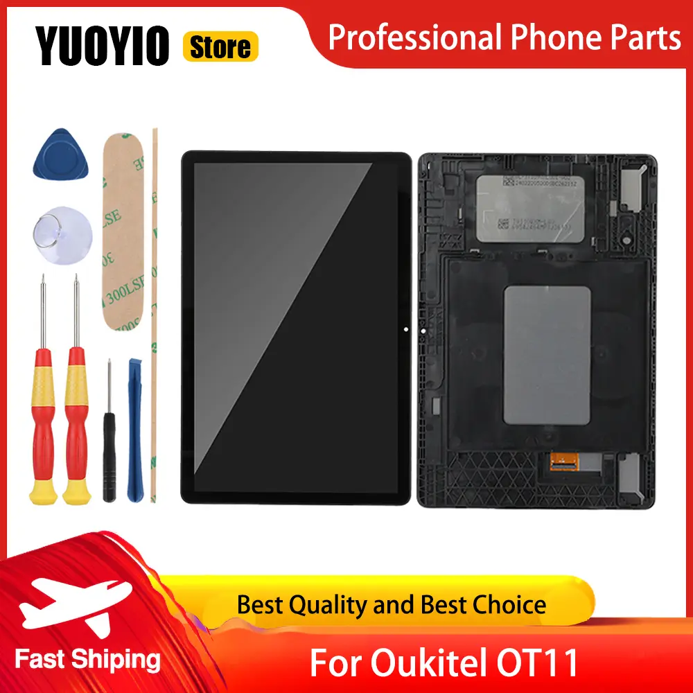 Original Touch Display For OUKITEL OT6 OT6 Kids OT8 OT11 LCD Screen Digitizer Assembly Replacement With Frame Display Free Tools