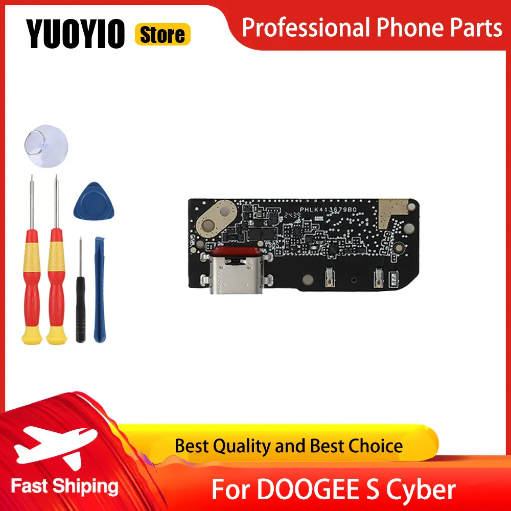Original Charging Board For DOOGEE S200 Plus S200X S86 S Cyber S98 S99 X98 Pro USB Port Board Repair Accessories Parts Free Tool