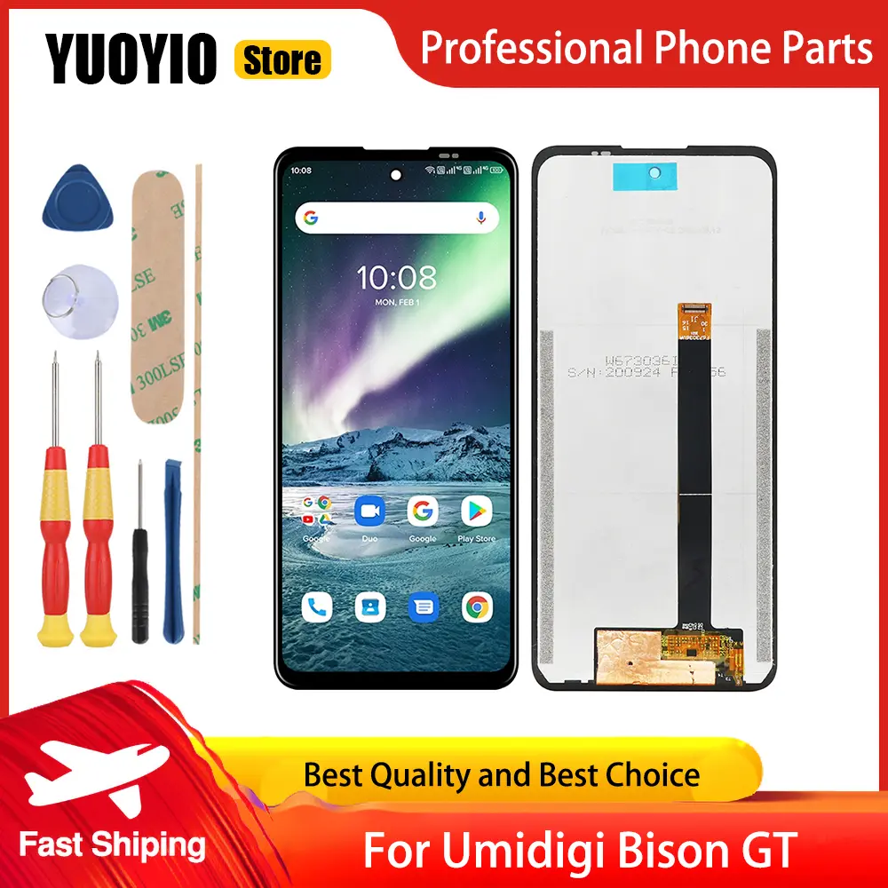 New Original 6.3 Inch Touch Screen 2340X1080 LCD Display For Umidigi Bison Bison GT Umidigi Bison Pro BISON X10 Pro Phone