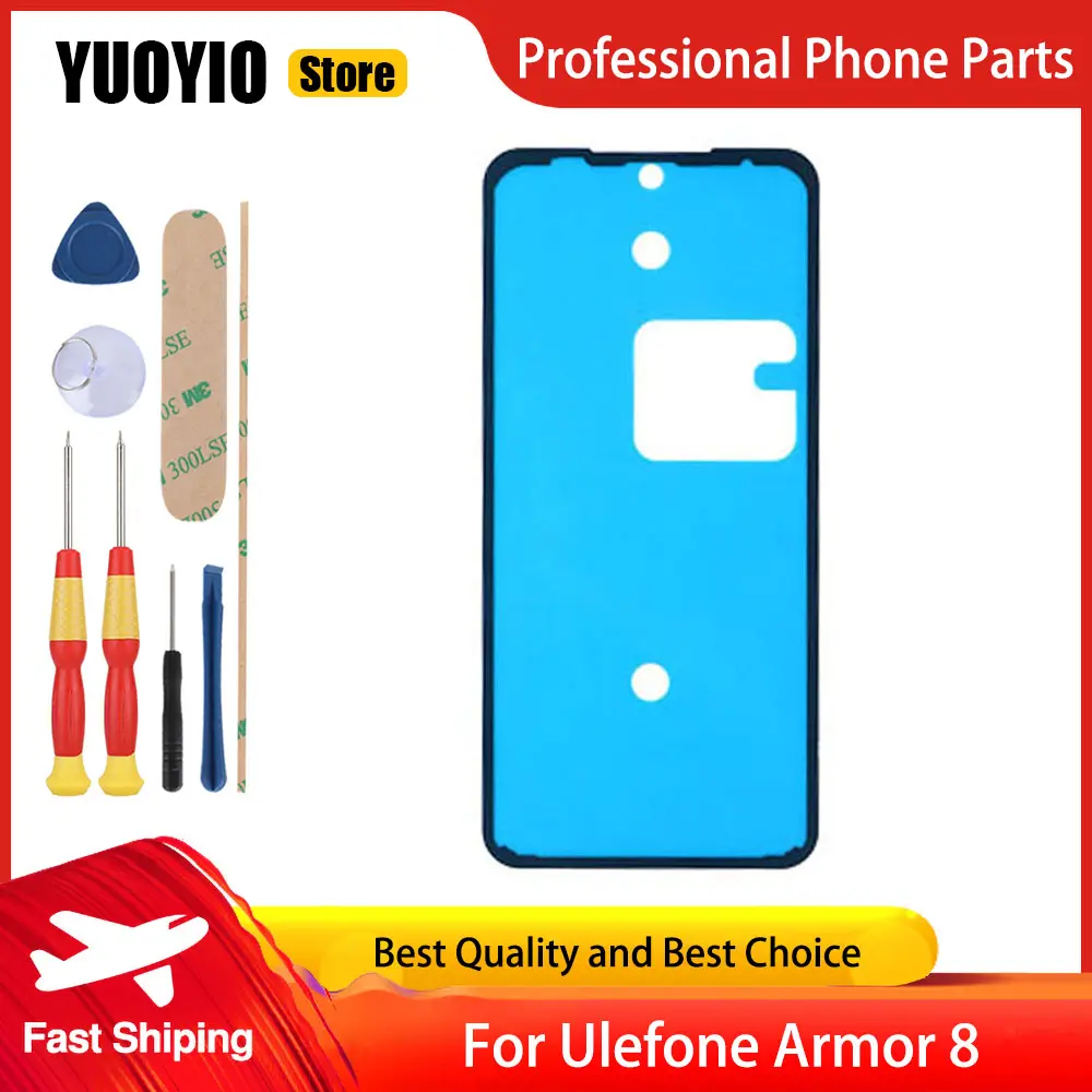 New Original Touch Screen LCD Front Frame Screen Waterproof Adhesive Free Tools For Ulefone Armor 8 Ulefone Armor 8 Pro Phone