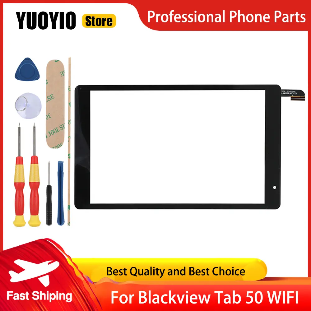 New Original Blackview Tab 50 WIFI LCD Display Touch Screen Digitizer With Frame Assembly Replacement  Display lcd +Tools