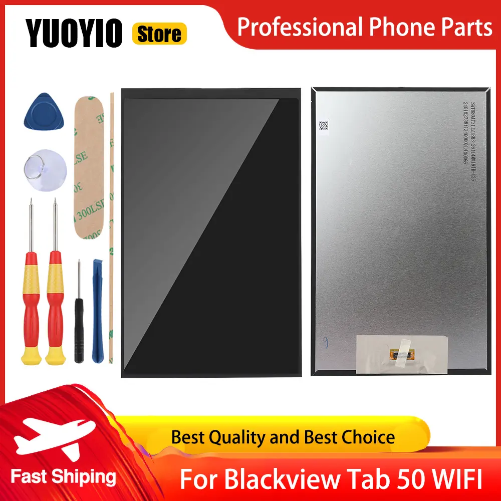 New Original Blackview Tab 50 WIFI LCD Display Touch Screen Digitizer With Frame Assembly Replacement  Display lcd +Tools
