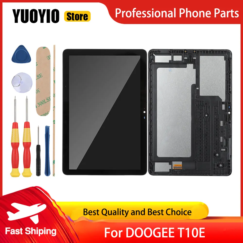 Original Touch Screen For DOOGEE T10W T10 Pro T10E T10S T10 Plus Tablet PC LCD Display Replacement Digitizer Disassemble Tool