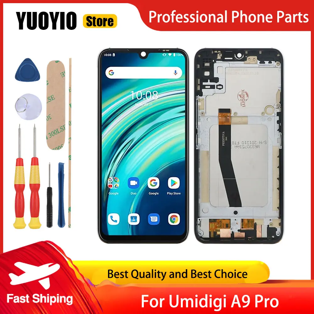 New Original Touch Display For Umi Umidigi A9 Pro A5 Pro A13 Pro F3 Pro 5G F3 5G Screen LCD Digitizer Replace Parts Free Tool