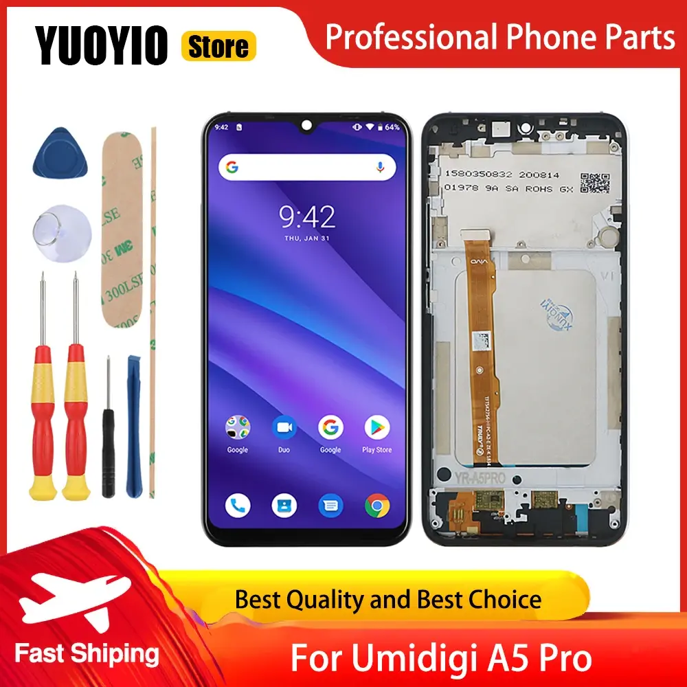 New Original Touch Display For Umi Umidigi A9 Pro A5 Pro A13 Pro F3 Pro 5G F3 5G Screen LCD Digitizer Replace Parts Free Tool