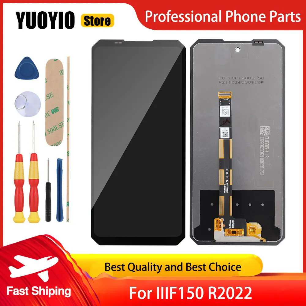 Touch Display For Oukitel IIIF150 R2022 IIIF150 H2022 IIIF150 B2021 LCD Screen Digitizer Assembly Replacement Display Free Tools