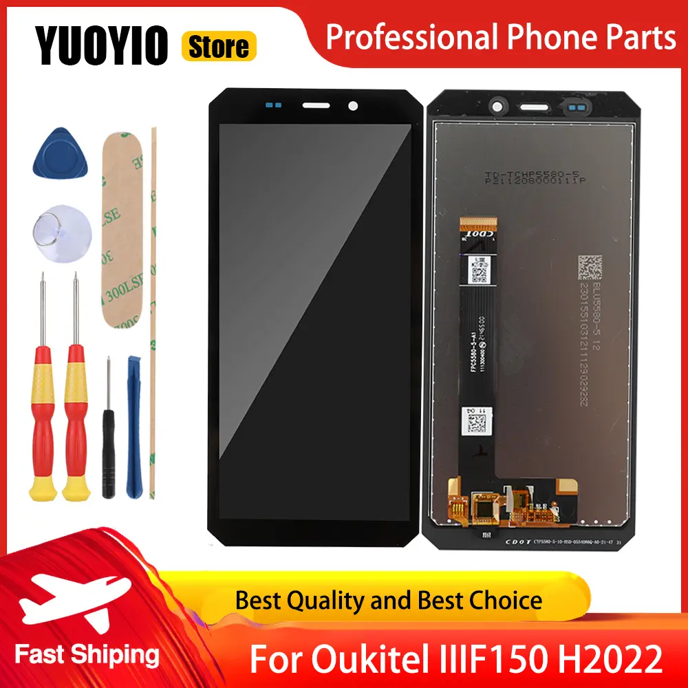 Touch Display For Oukitel IIIF150 R2022 IIIF150 H2022 IIIF150 B2021 LCD Screen Digitizer Assembly Replacement Display Free Tools