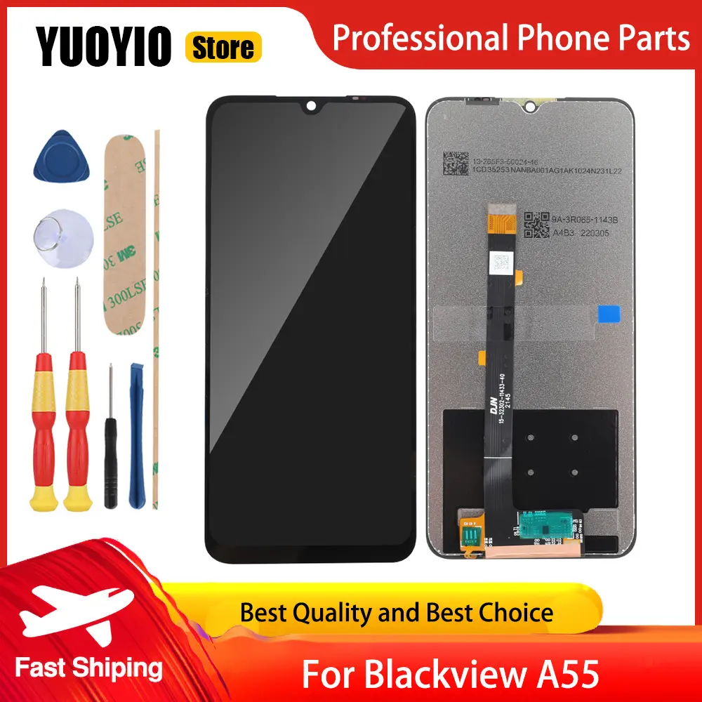 Touch Display For Blackview A52 A53 Pro A85 A90 A100 A55 Pro A50 A30 LCD Screen Digitizer With Frame Module Replacement Parts