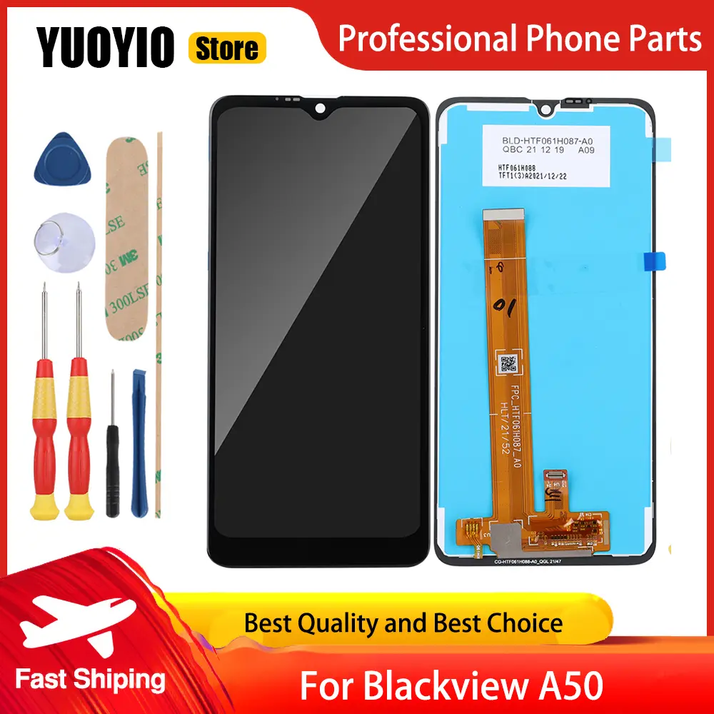 Touch Display For Blackview A52 A53 Pro A85 A90 A100 A55 Pro A50 A30 LCD Screen Digitizer With Frame Module Replacement Parts
