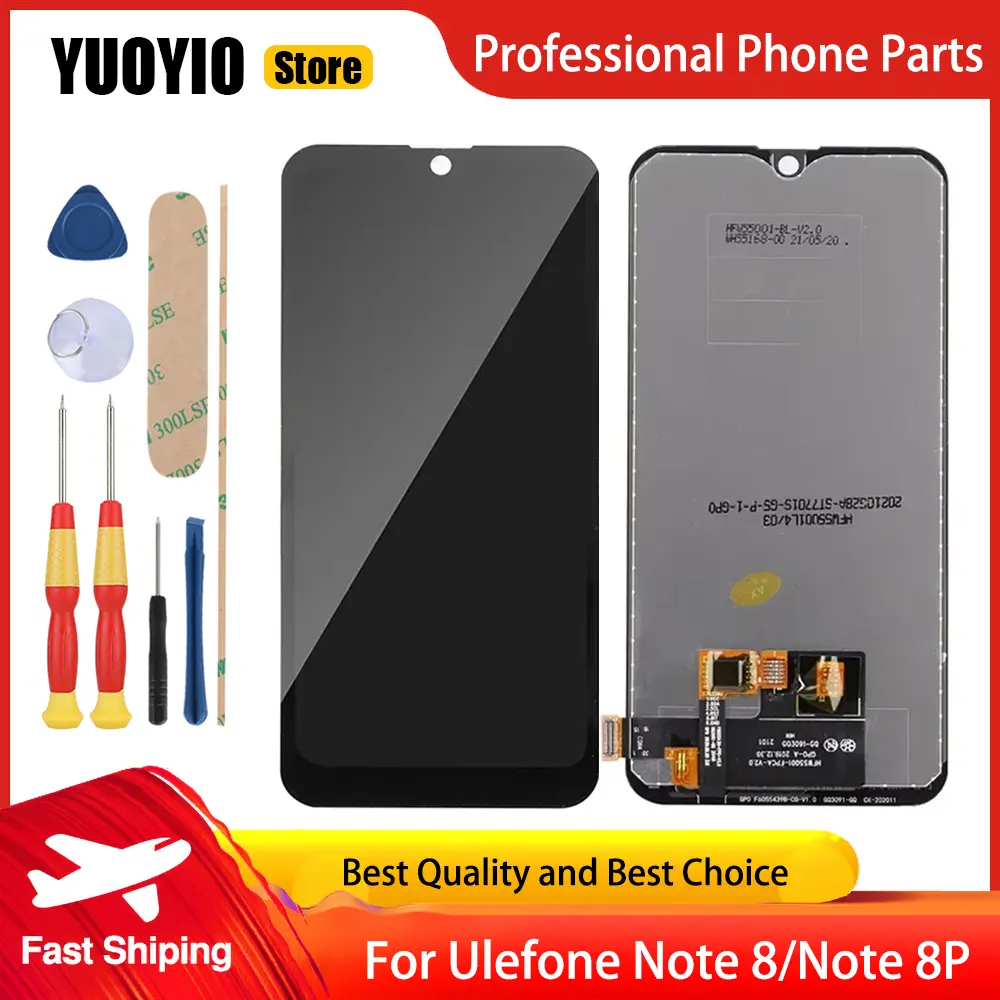 Touch Display For Ulefone Note 11P Note 8P Note 9P With Frame Screen LCD Replacement Parts Free Disassemble Tool