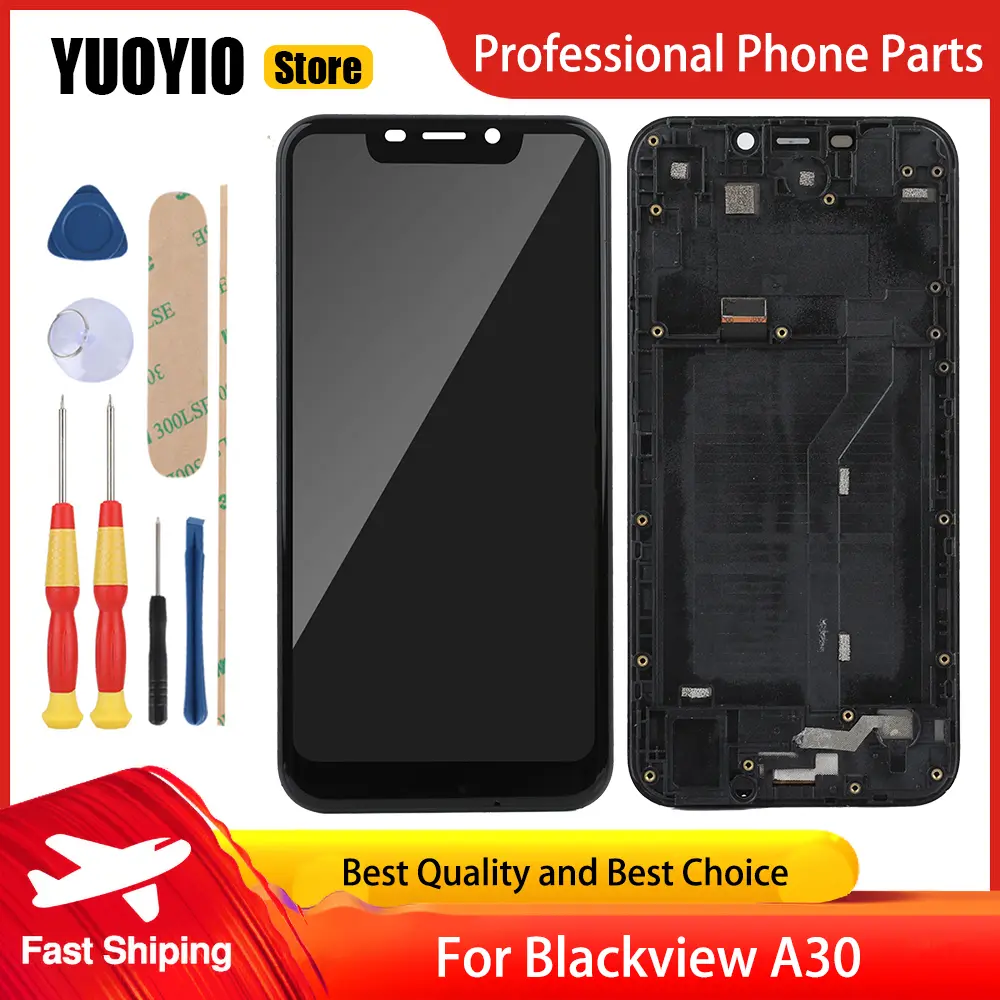 Touch Display For Blackview A52 A53 Pro A85 A90 A100 A55 Pro A50 A30 LCD Screen Digitizer With Frame Module Replacement Parts