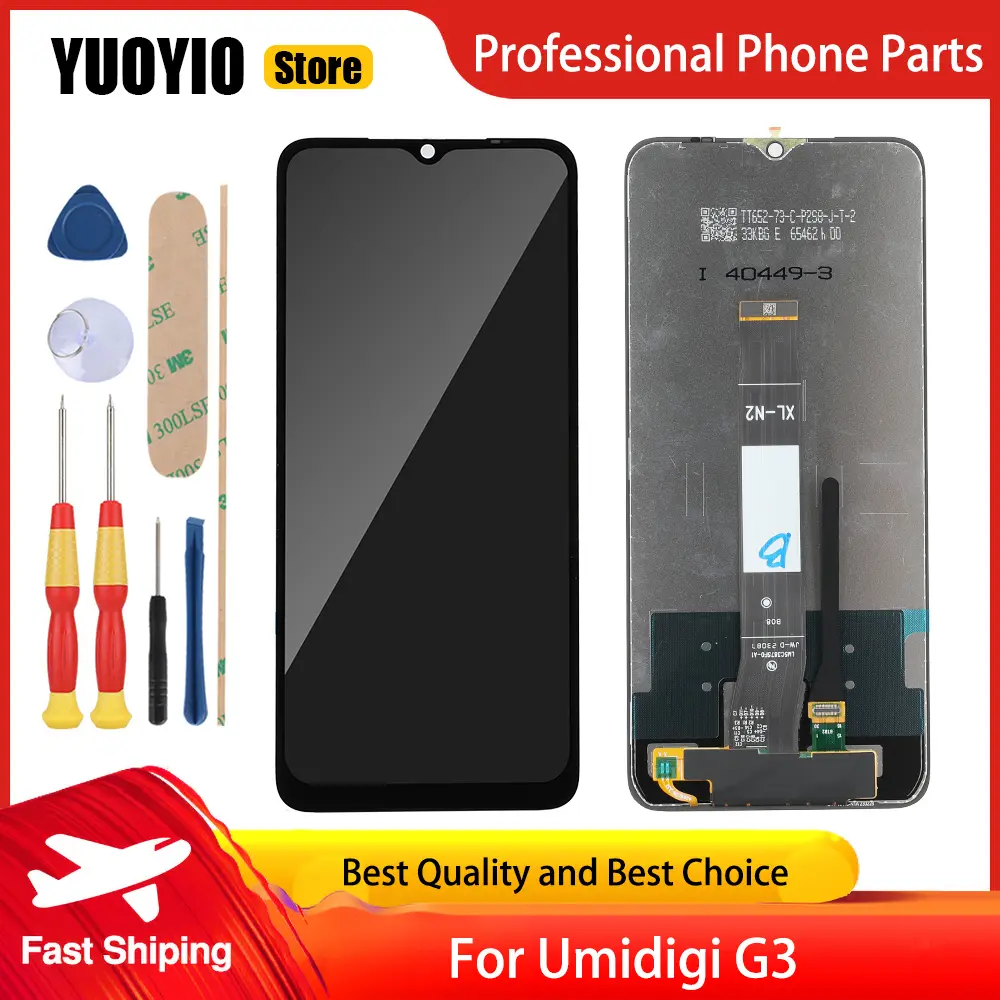 New Touch Display For Umidigi C1 Max C1 Plus G1 Max A7S G9 5G G5A G9A G9C G9T G2 G3 Plus LCD Screen With Frame Digitizer + Tools