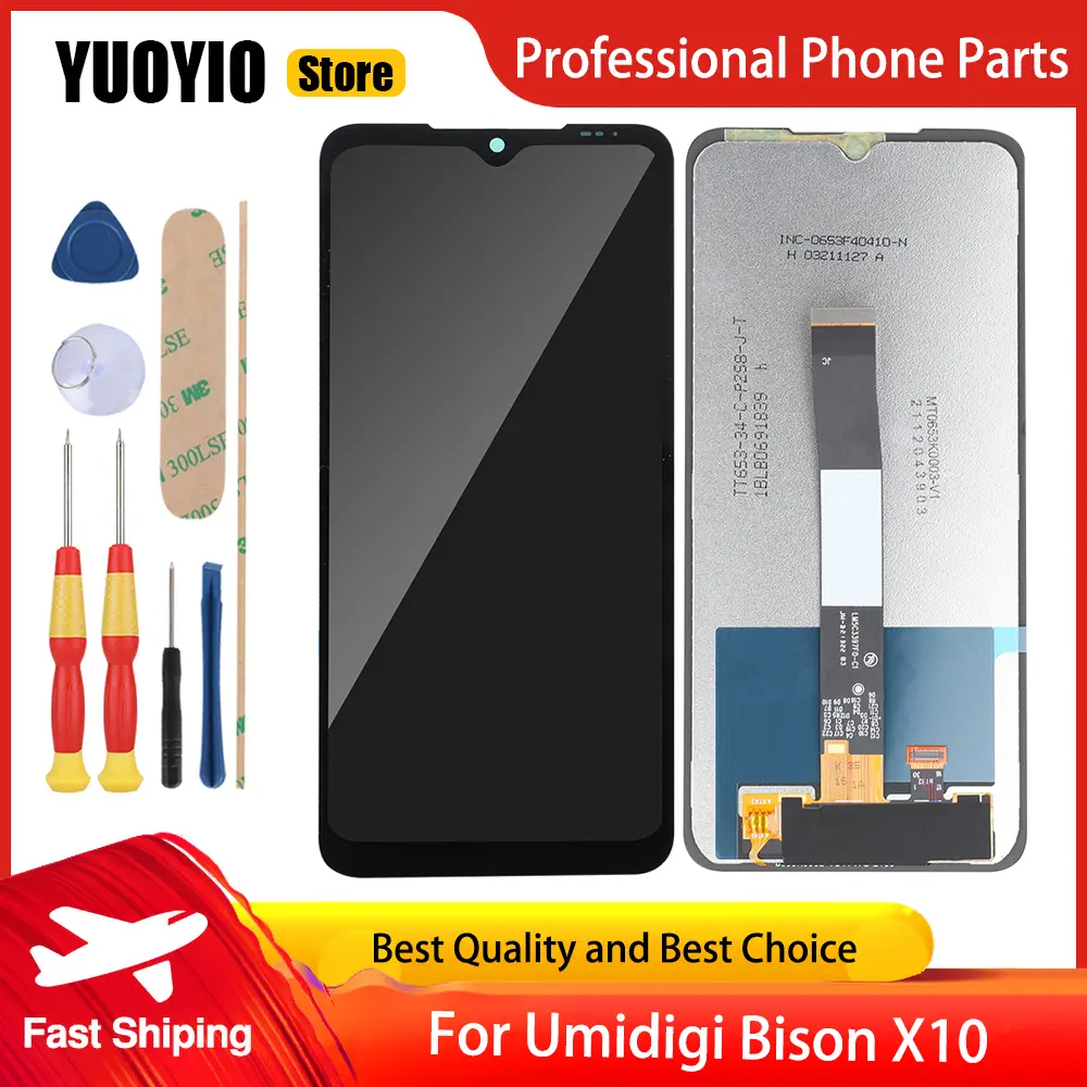 New Original Touch Display For Umidigi Bison X10 Bison X10 Pro Bison X20 Screen LCD With Frame Perfectly equipped Free tools