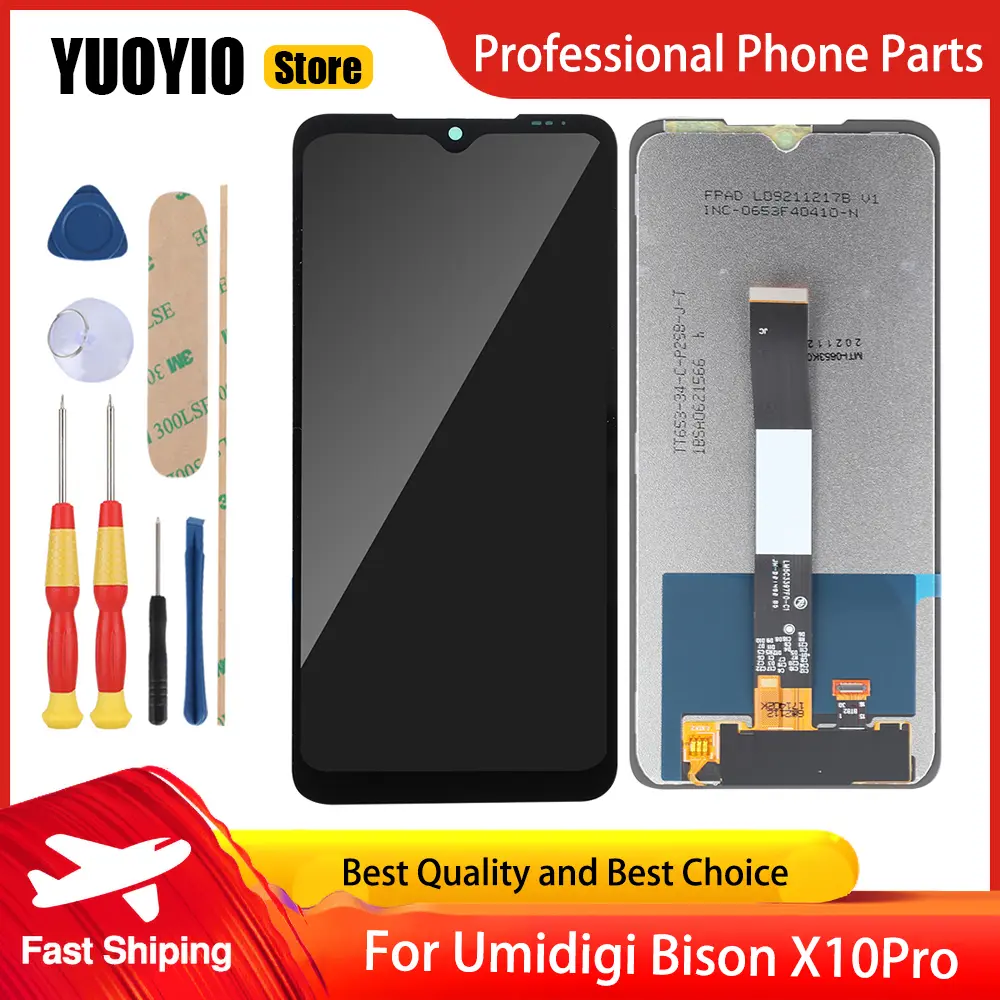 New Original Touch Display For Umidigi Bison X10 Bison X10 Pro Bison X20 Screen LCD With Frame Perfectly equipped Free tools