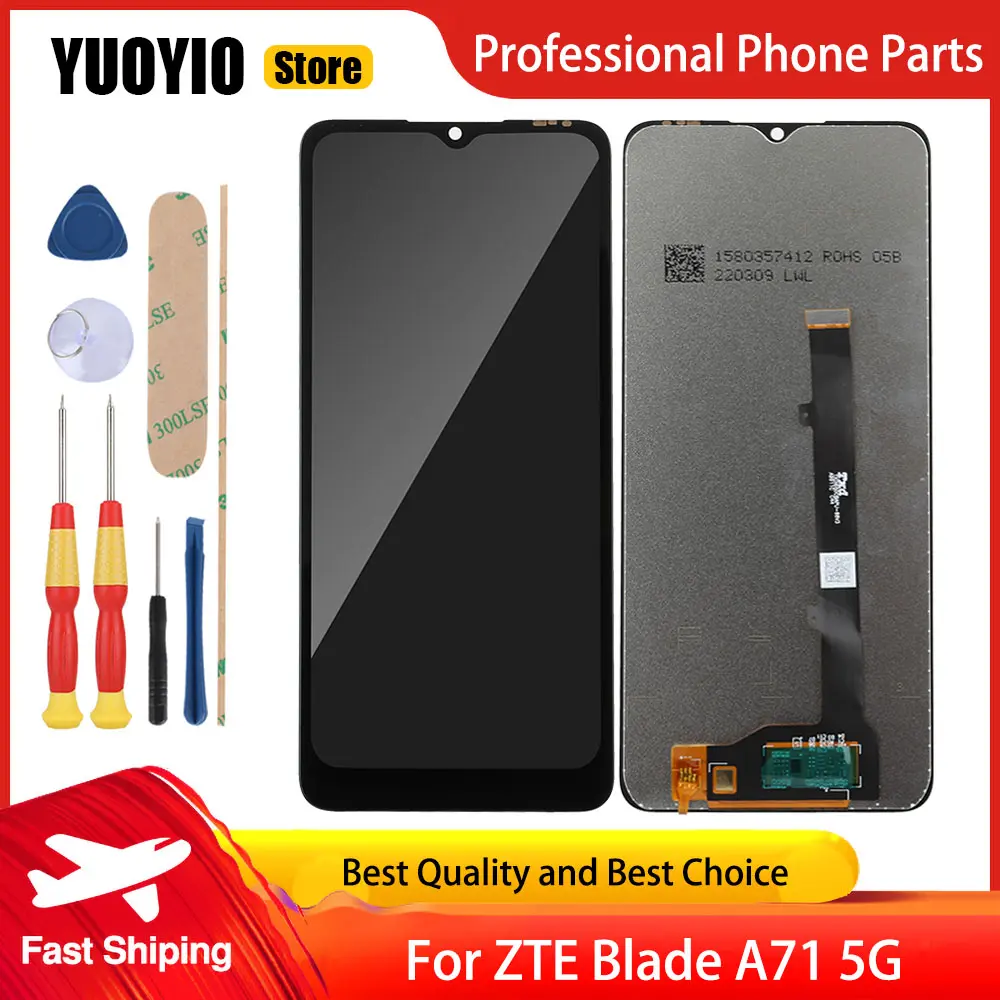 Original Display Touch For ZTE Blade A51 5G A71 5G A72 5G LCD Screen Digitizer Assembly Replacement Free Tools