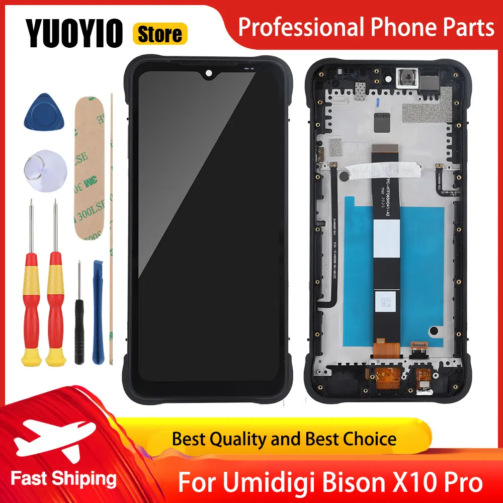 New Original Touch Display For Umidigi Bison X10 Bison X10 Pro Bison X20 Screen LCD With Frame Perfectly equipped Free tools