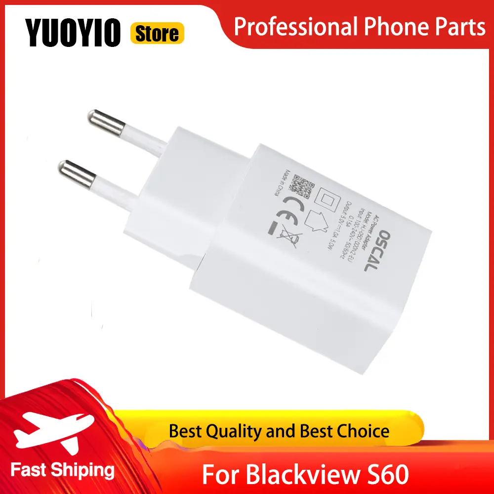 USB Adapter Charger EU Plug Travel Switching Power Supply+Usb Cable Data Line For Blackview S60 Phone