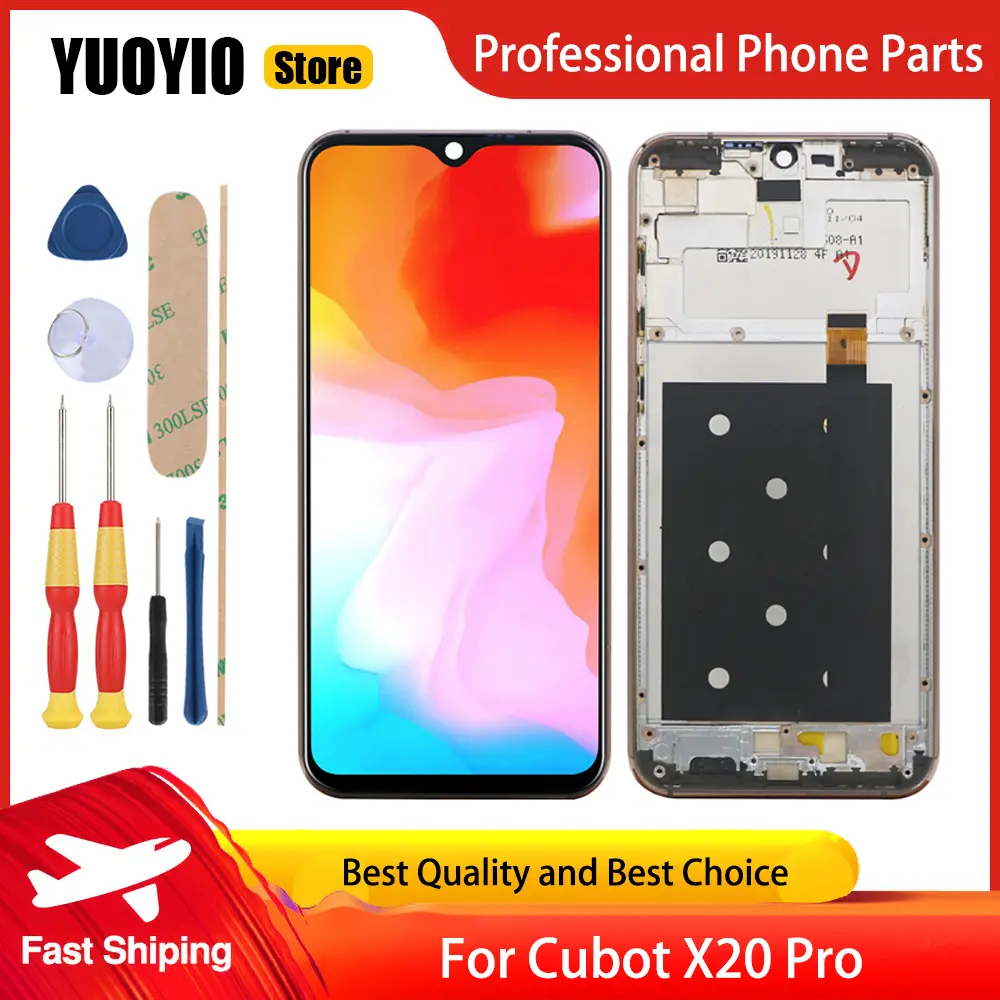 YUOYIO Brand New Original For CUBOT X30 X90 X20 Pro X18 Plus LCD Display Digitizer Touch Screen Assembly Free Disassemble Tools