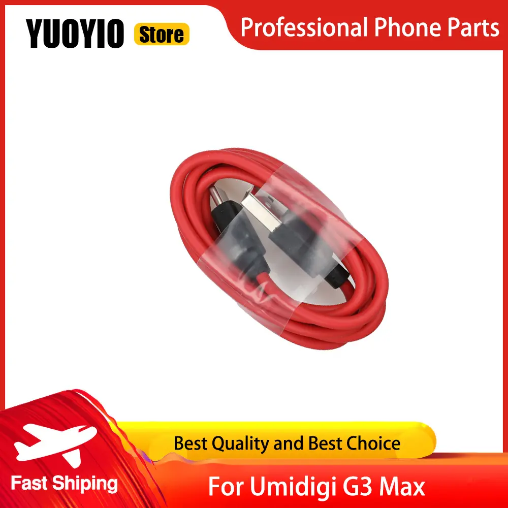 Umidigi G3 Max Charger 100% Original New Official Quick Charging Adapter + USB Cable Data Line Umidigi G3 Max Phone
