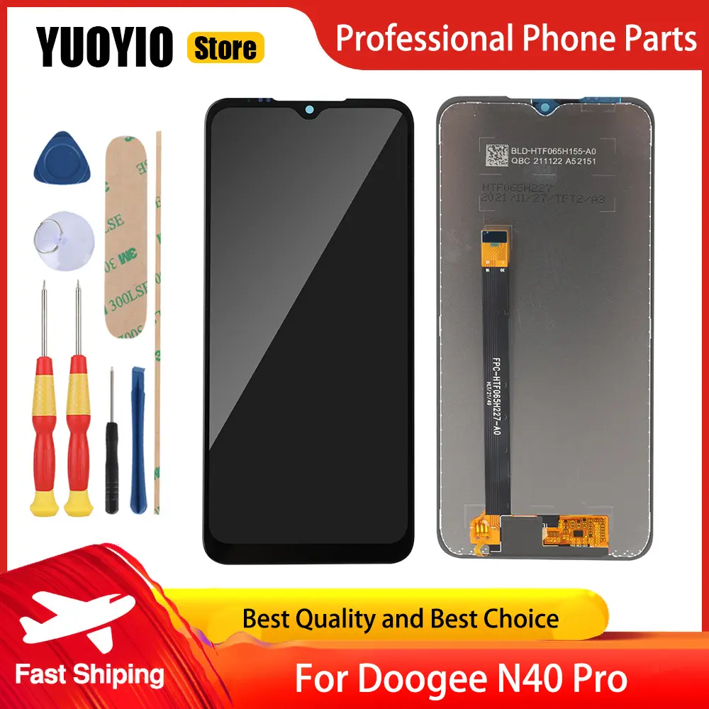 New Original Touch Display For DOOGEE N40 Pro N20 Pro N50 Pro N50S LCD Screen Digitizer Assembly Replacement Display Free Tools