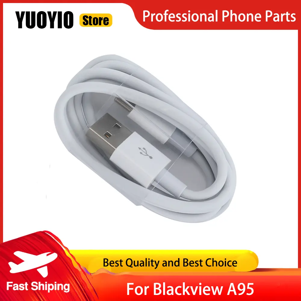 Charger 100% Original New For Blckview A95 Phone Official Quick Charging Adapter + USB Cable Data Line