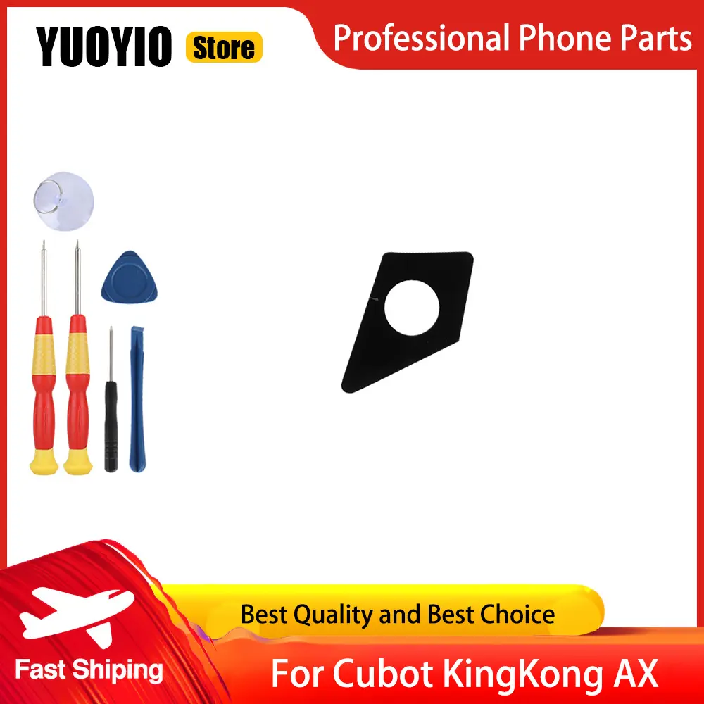 Rear back Camera Glass For CUBOT KingKong AX Back Camera Clear Protective Film Perfect Replacement Parts Free Tools