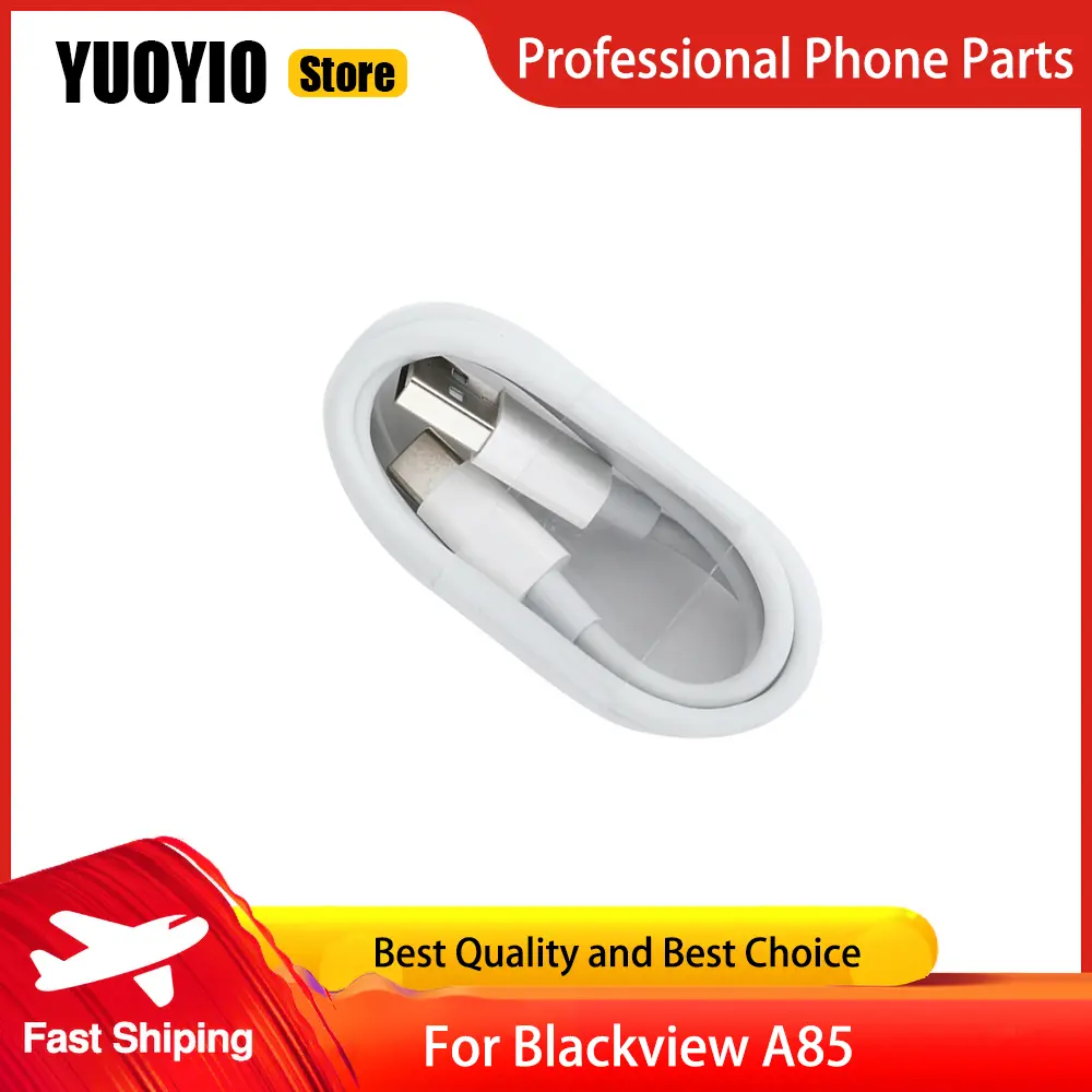 Blckview A85 Charger 100% Original New Official Quick Charging Adapter + USB Cable Data Line For Blackview A85  Phone