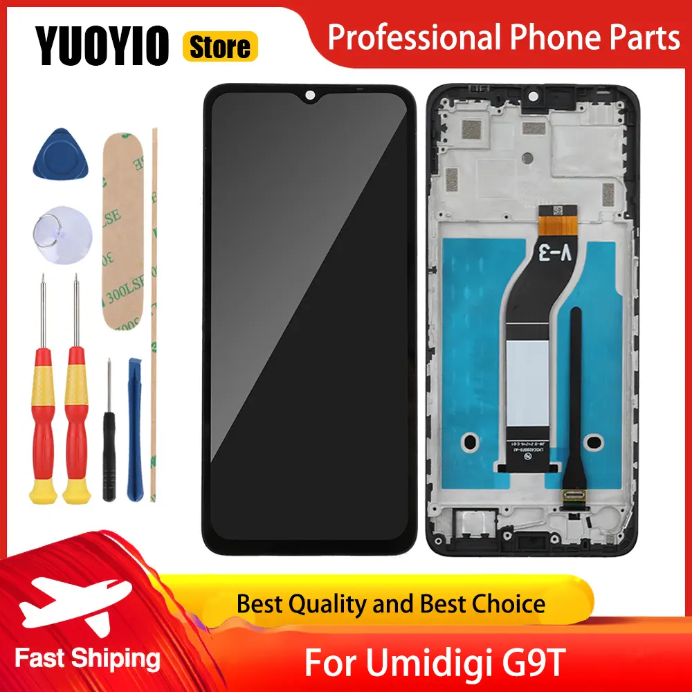 New Touch Display For Umidigi C1 Max C1 Plus G1 Max A7S G9 5G G5A G9A G9C G9T G2 G3 Plus LCD Screen With Frame Digitizer + Tools