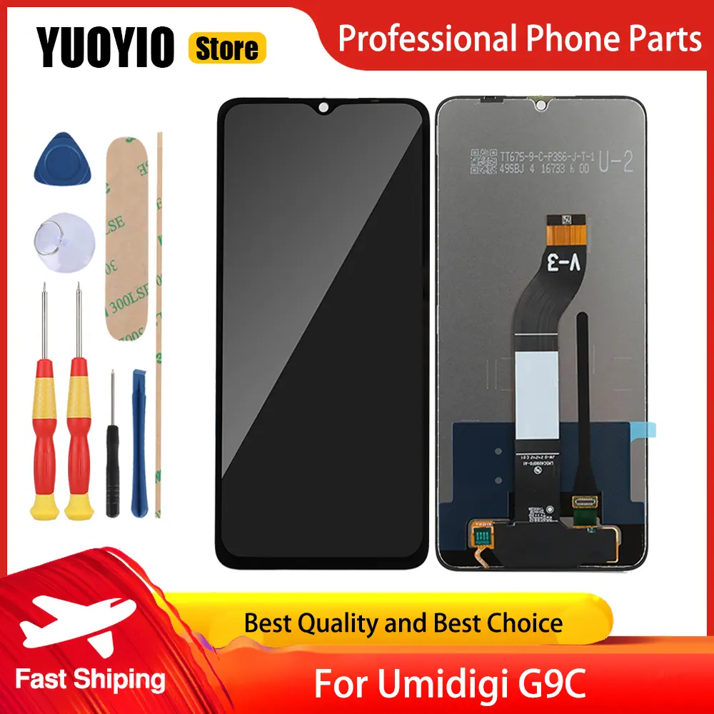 New Touch Display For Umidigi C1 Max C1 Plus G1 Max A7S G9 5G G5A G9A G9C G9T G2 G3 Plus LCD Screen With Frame Digitizer + Tools