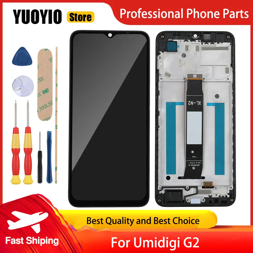 New Touch Display For Umidigi C1 Max C1 Plus G1 Max A7S G9 5G G5A G9A G9C G9T G2 G3 Plus LCD Screen With Frame Digitizer + Tools