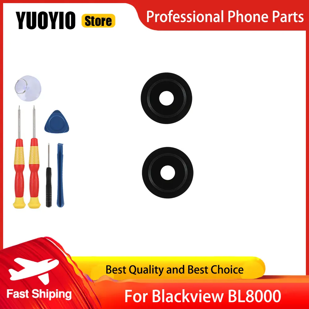 Rear Camera Glass Screen Back Camera Clear Protective Film For Blackview BL8000 Phone Perfect Replacement Parts Free Tools