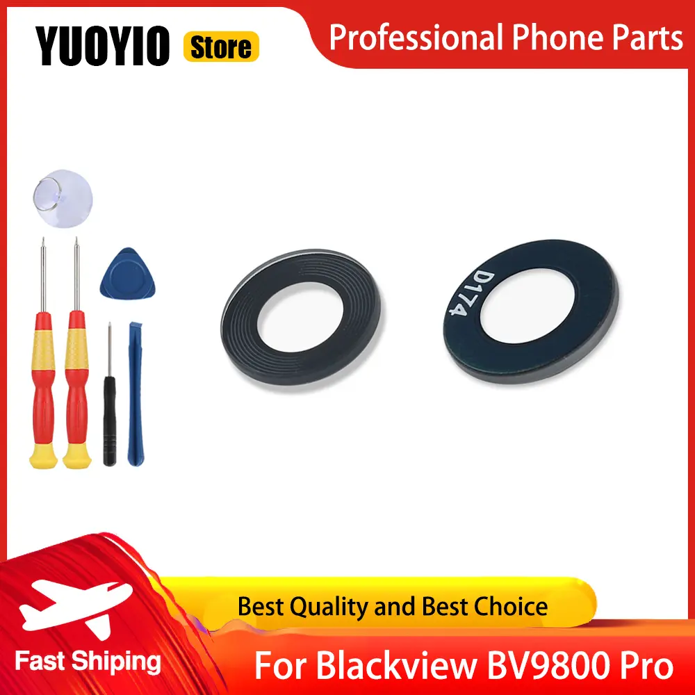 Rear Camera Glass For Blackview BV9800 Pro Phone Back Camera Clear Protective Film Perfect Replacement Parts Free Tools