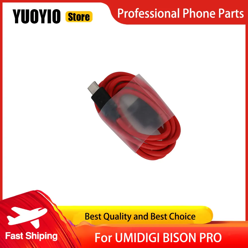 100% Original New Umidigi Bison Pro Charger Official Quick Charging Adapter + USB Cable Data Line Umidigi BisonPro Phone