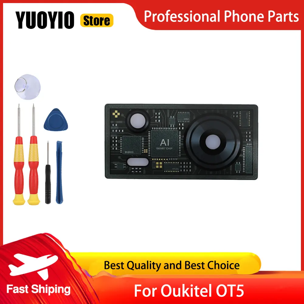 100% Brand New Original Battery Case Protective For Oukitel OT5 OT5S Back Housing With Lens Repair Replacement Accessories Parts