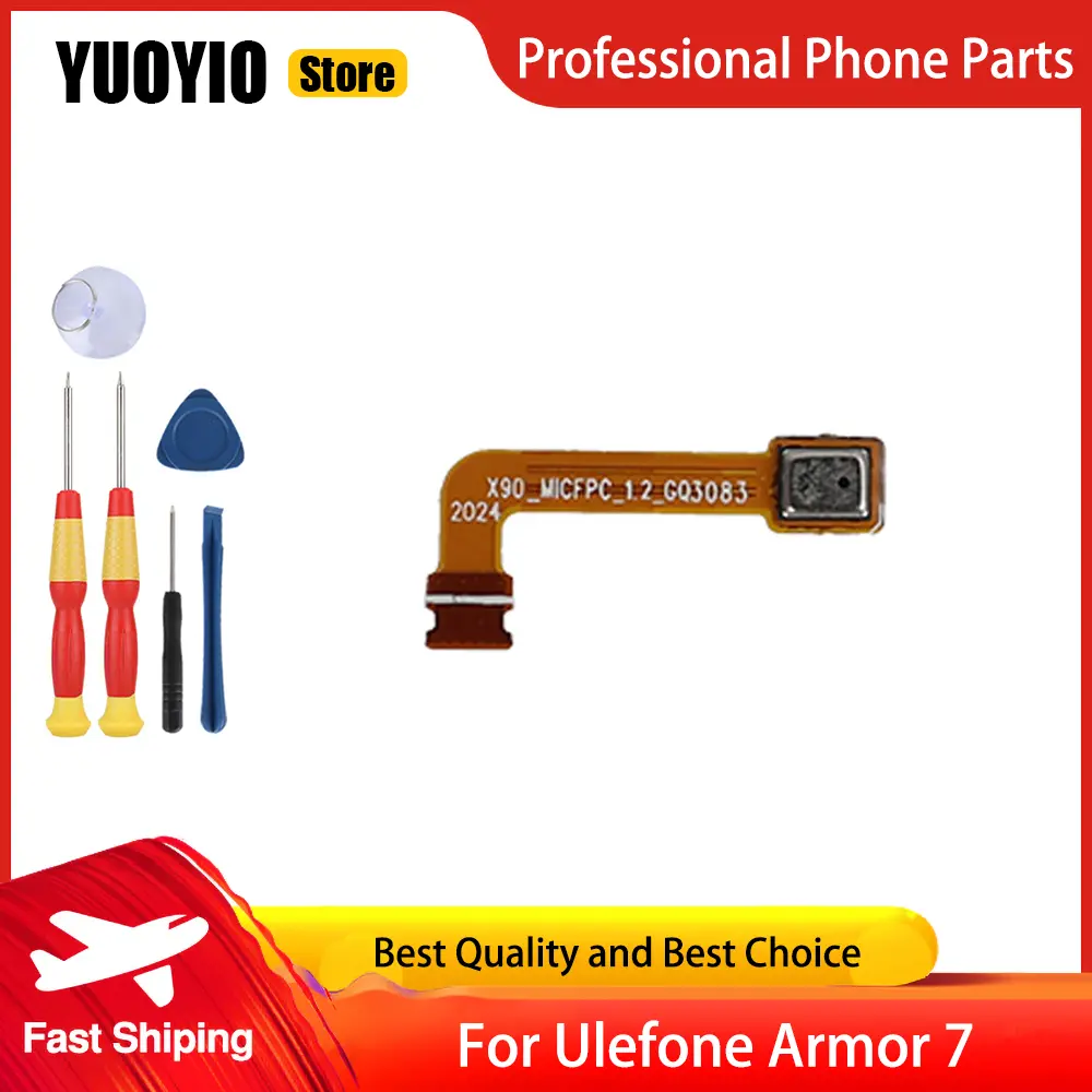 Mic Microphone Flex Cable For Ulefone Armor 7 Armor 22 Moible Phone Original Parts Perfect Replacement Parts Free Tools
