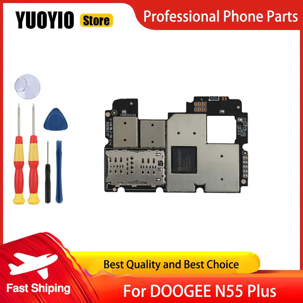 YUOYIO 100% New Motherboard For DOOGEE N55 N55 Pro N55 Plus S118 S Cyber S Punk MainBoard Perfect Replacement Parts Free Tools