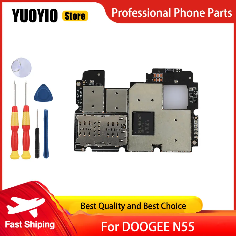 YUOYIO 100% New Motherboard For DOOGEE N55 N55 Pro N55 Plus S118 S Cyber S Punk MainBoard Perfect Replacement Parts Free Tools