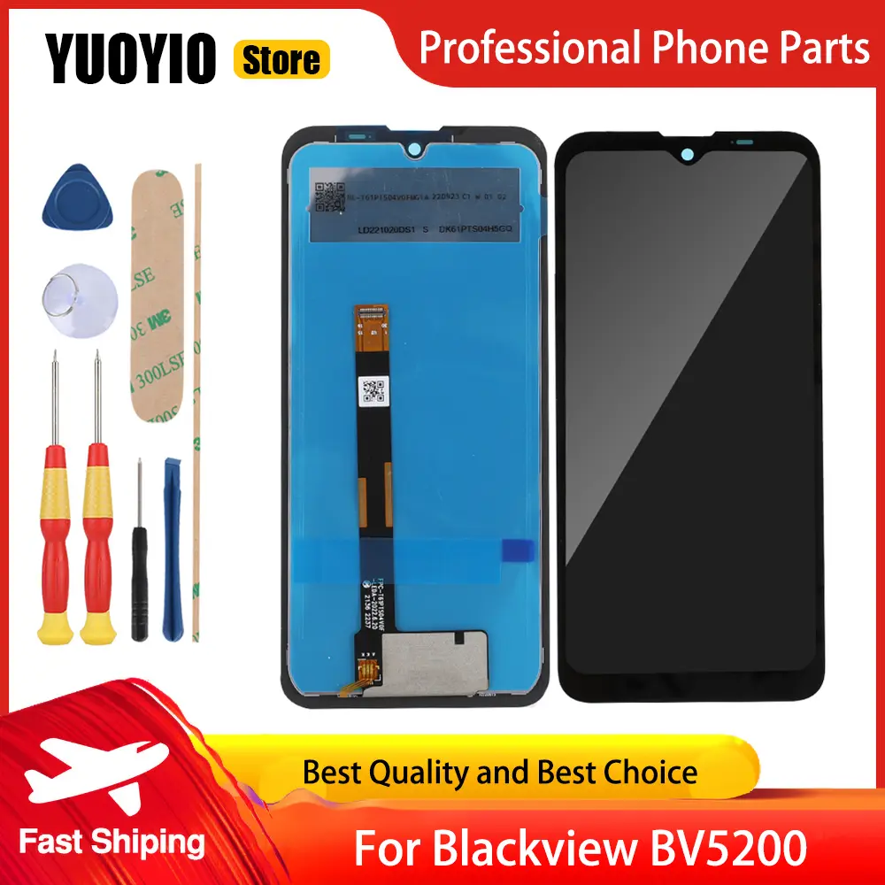 Display For Blackview BV9500 BV5200 Pro BV5300 Pro BV5300 Plus OSCAL S70 BV8000 BV5000 BV6800 Pro BV7000 BV2000 LCD Digitizer