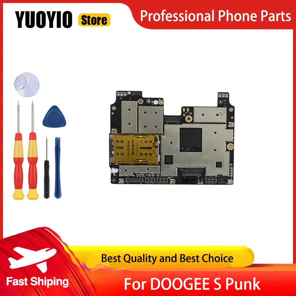 YUOYIO 100% New Motherboard For DOOGEE N55 N55 Pro N55 Plus S118 S Cyber S Punk MainBoard Perfect Replacement Parts Free Tools
