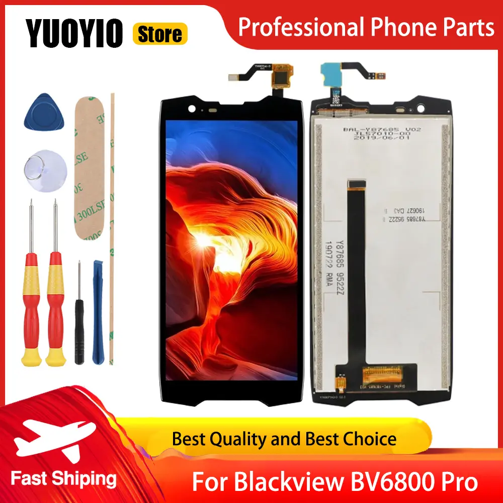 Display For Blackview BV9500 BV5200 Pro BV5300 Pro BV5300 Plus OSCAL S70 BV8000 BV5000 BV6800 Pro BV7000 BV2000 LCD Digitizer