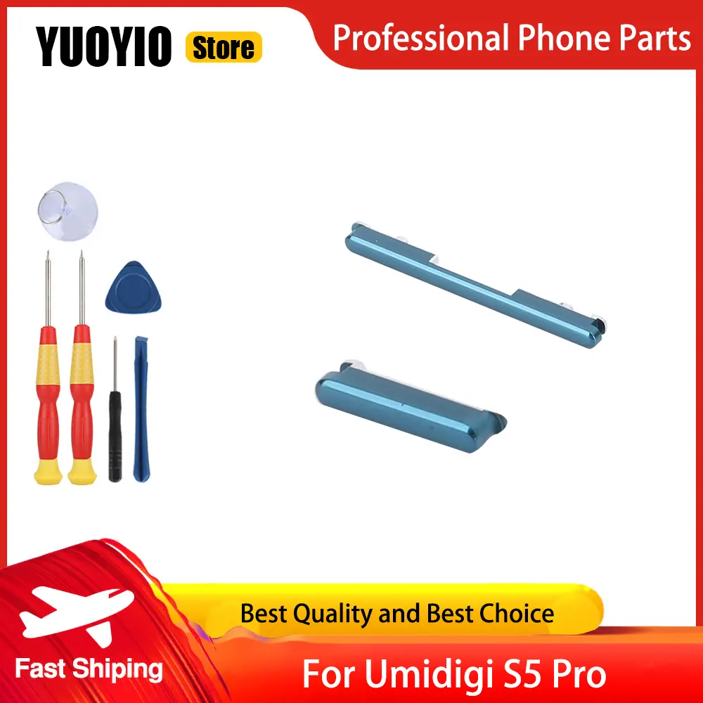 Power on/off+ Volume Button Key up/down Button Button Key For Umidigi S5 Pro Phone Perfect Replacement Parts Free Tools