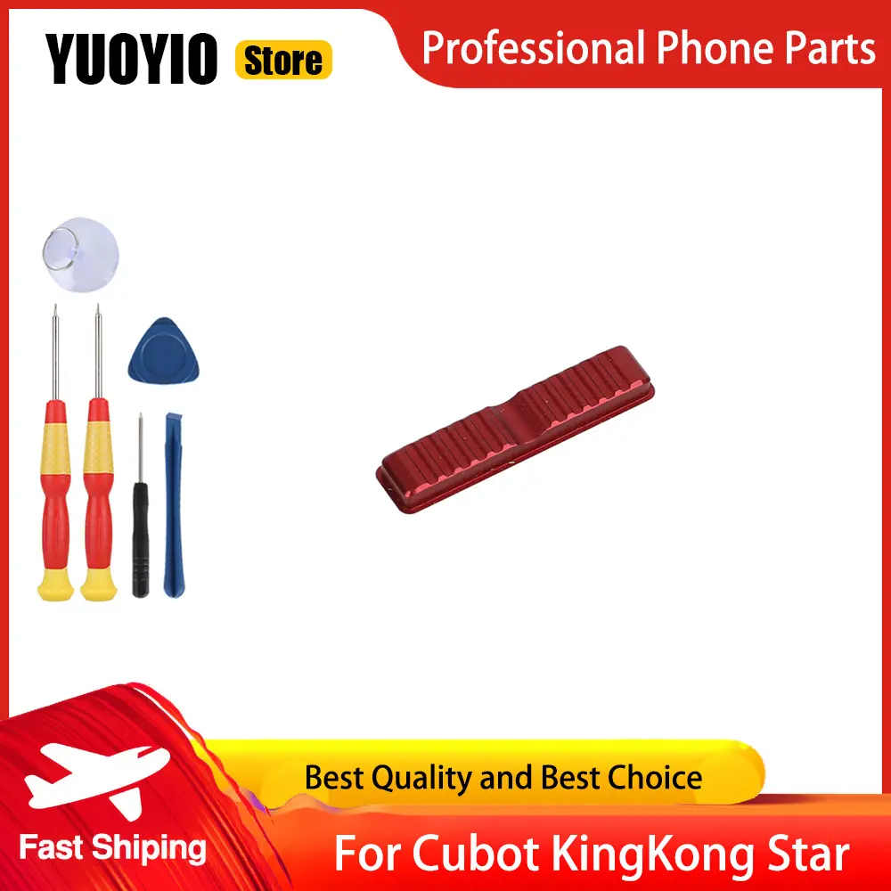 Rear Cover Aluminum Piece Left and Right Decorative Accessories For CUBOT KingKong Star Phone Replacement Parts Free Tools