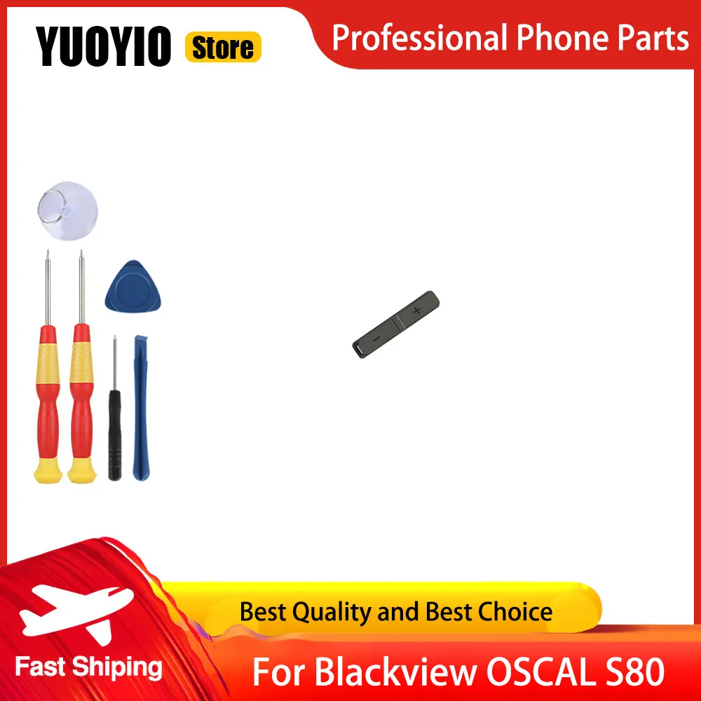 Rear Cover Aluminum Piece Left and Right Decorative Accessories For Blackvire OSCAL S80 Phone Replacement Parts Free Tools