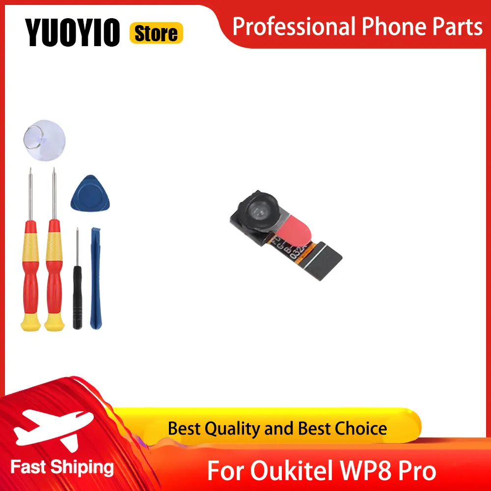 100% New Rear Camera For Oukitel C21 WP8 Pro Front Camera Rear auxiliary camera Repair Replacement Accessories Free Tools