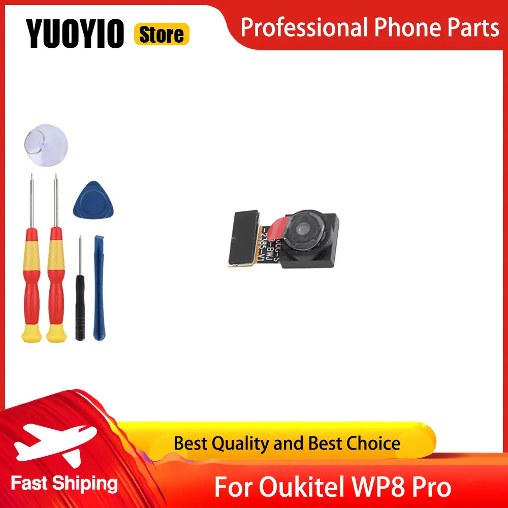 100% New Rear Camera For Oukitel C21 WP8 Pro Front Camera Rear auxiliary camera Repair Replacement Accessories Free Tools