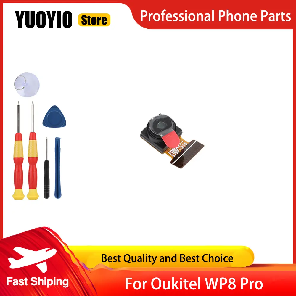 100% New Rear Camera For Oukitel C21 WP8 Pro Front Camera Rear auxiliary camera Repair Replacement Accessories Free Tools