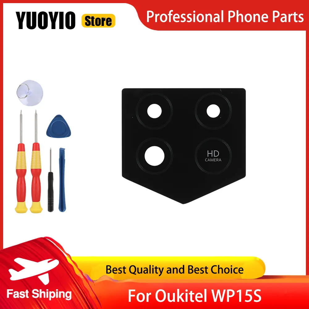 Protective Battery Case Back Cover Adhesive With Camera Glass For Oukitel WP15s Phone Perfect Replacement Parts Free Tools