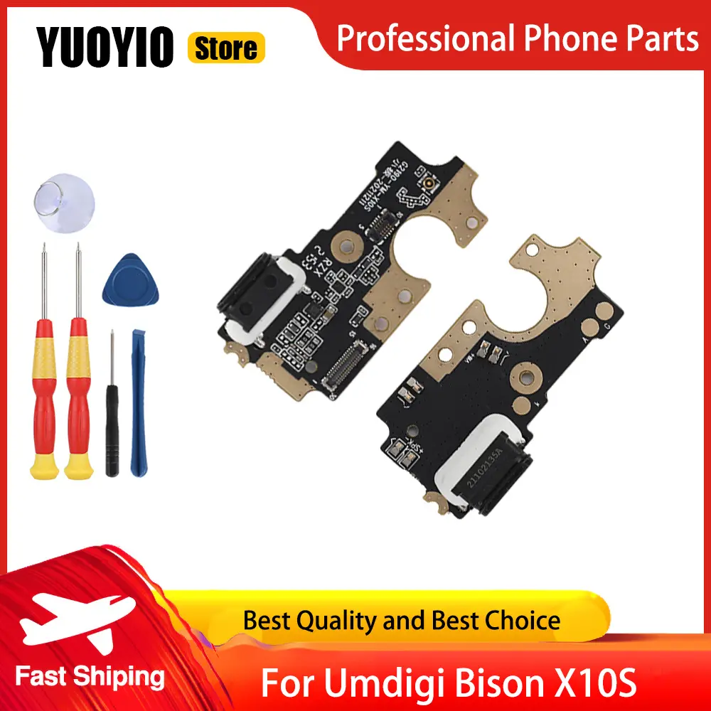 New USB Plug Port For Umidigi Bison X10S Bison X10 Pro Bison X10G Bison 2 Pro Charge Board Perfect Replacement Parts Free Tools